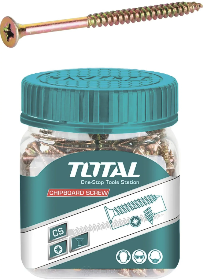 BỘ VÍT BẮT GỖ ST3.5X25MM-ST5.0X100MM TOTAL - HÀNG CHÍNH HÃNG