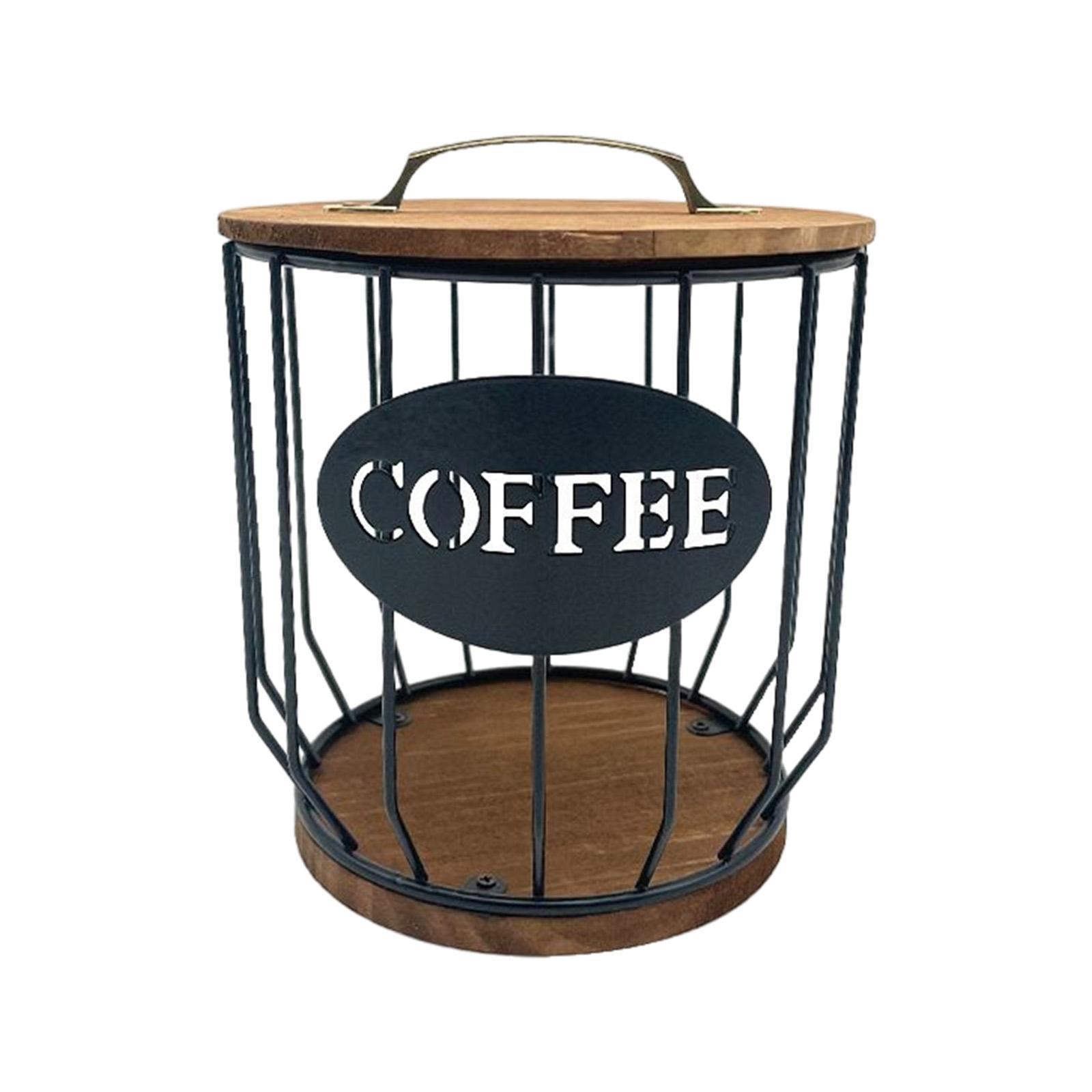 Coffee Pod Holder Coffee Bar Accessories Coffee Capsule Cages for Countertop Coffee Bar Decor