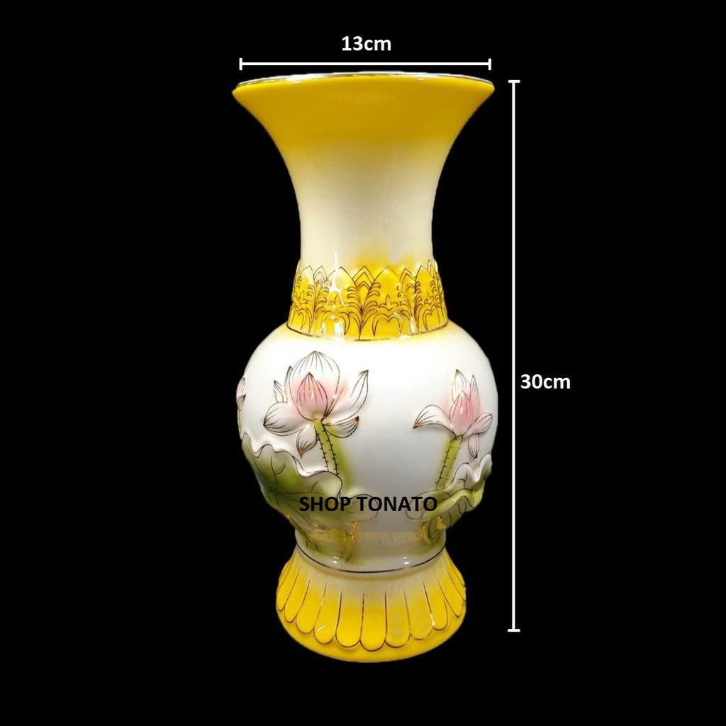 BÌNH BÔNG.LỌ HOA PHẬT LANG CAO 20CM,25CM,30CM