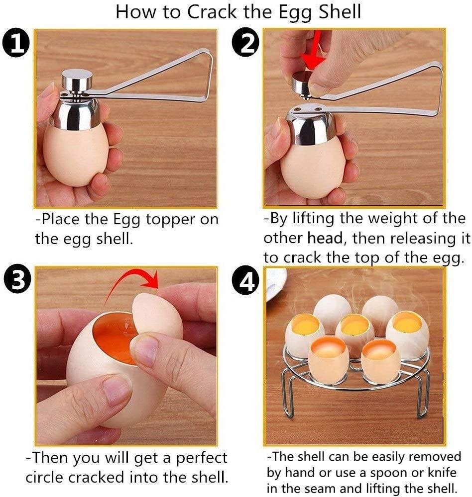 Tính đính kèm cracker trứng, thép không gỉ, dụng cụ mở trứng, gắn trứng, tỷ lệ, tách trứng luộc, trứng, búa, máy cắt bếp, công cụ cho trứng sống/mềm/luộc cứng