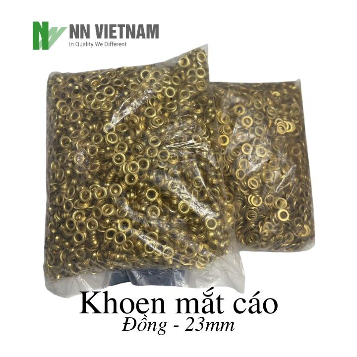 KHOEN MẮC CÁO 23MM DÙNG ĐÓNG MÁY, ĐÓNG KHOEN BẠT