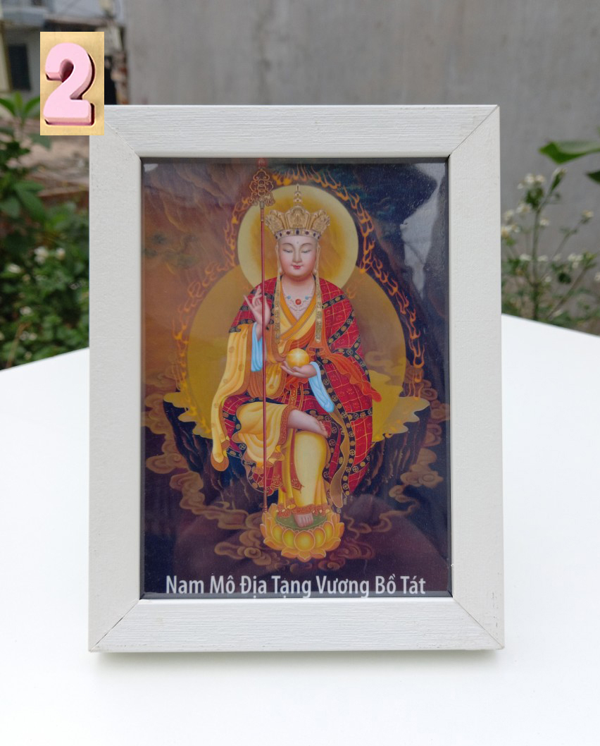 Khung tranh phật giáo để bàn - treo tường cầu bình an
