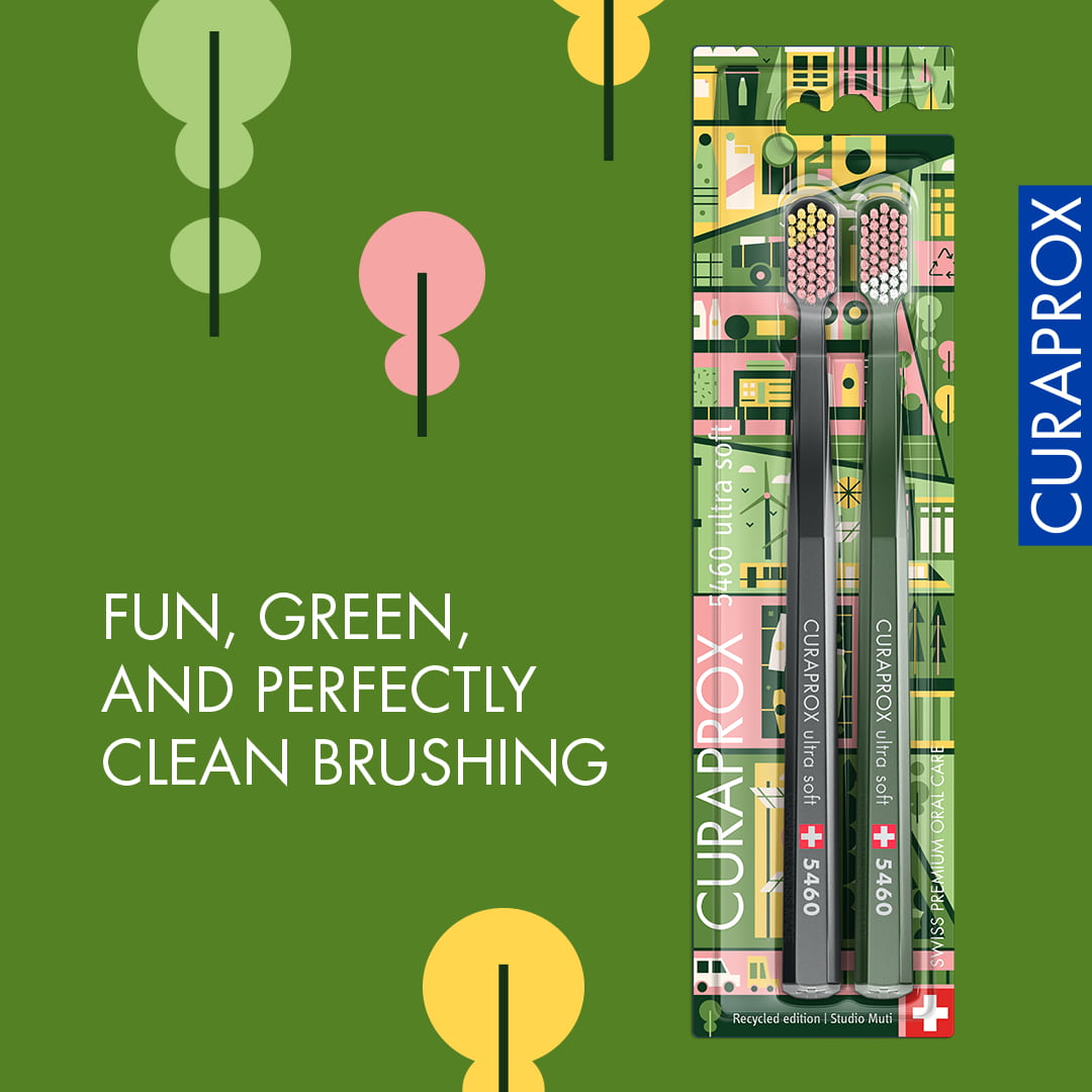CURAPROX RECYCLED EDITION 2025 | Bộ Bàn chải đánh răng CS 5460 Ultra Soft