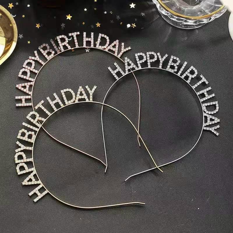 Cài tóc thời trang nữ happy birthday BDS111