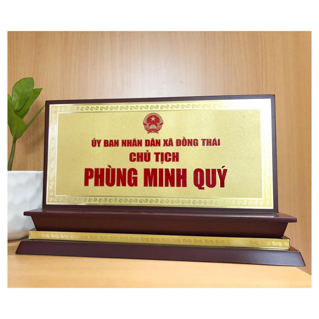 Bảng tên chức danh đồng