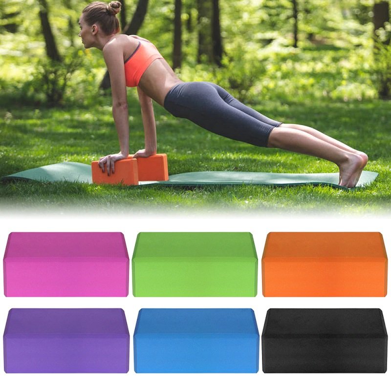   COMBO BỘ 2 GẠCH GỐI + DÂY TẬP YOGA, Gạch Tập Yoga Chuyên Dụng - YOGA , Chất Liệu PVC Cao Cấp, Hỗ Trợ Tập Yoga Hiệu Quả Tại Nhà hàng đẹp