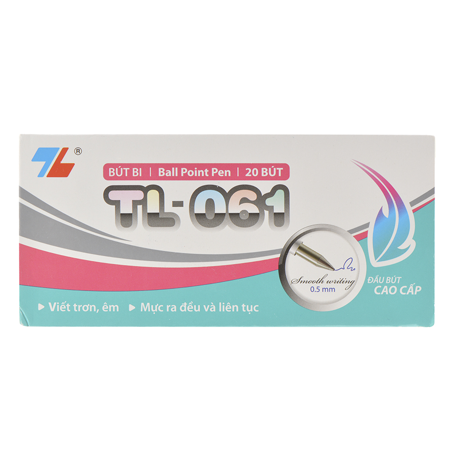 Hộp 20 Bút Bi Thiên Long TL-061 - Xanh