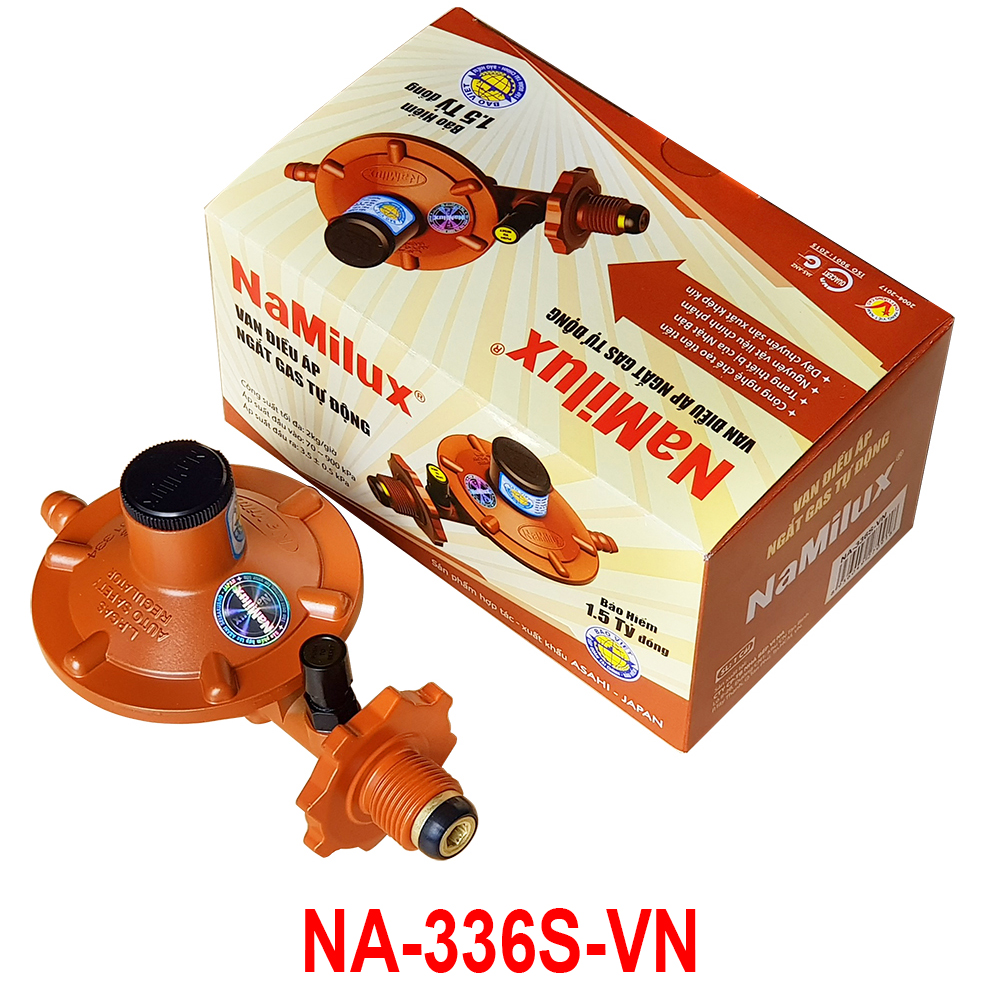 Van ga điều áp ngắt ga tự động Namilux NA-336S-VN (dùng cho mọi loại bình ga hiện nay trừ bình ga đỏ) - Hàng chính hãng