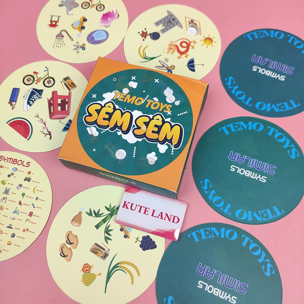 Bộ bài Sêm Sêm Board Game Thuần Việt Meme hài hước chơi nhóm gắn kết tình bạn bè gia đình