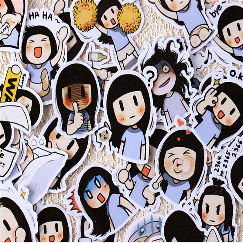 Set 30-60 Smile Brush Sticker