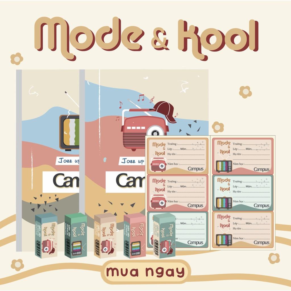 Combo Bộ Sưu Tập Đồ Dùng Học Tập Campus Mode&amp;Kool