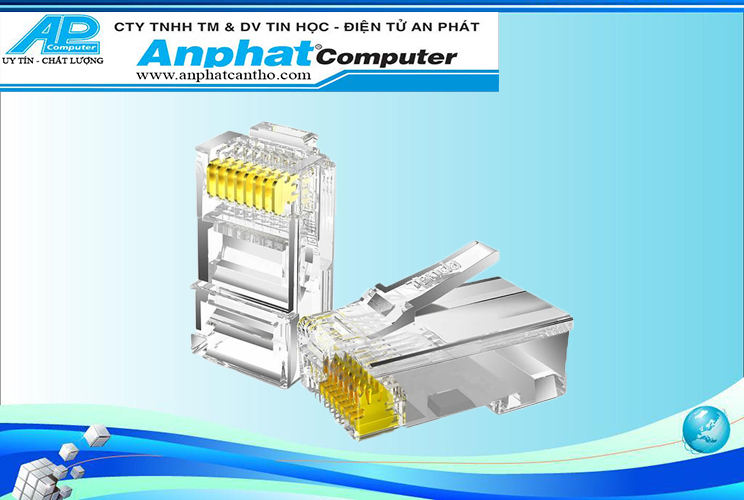 Đầu bấm mạng Cat 5e UTP TENDA TEH5E010 - Hàng Chính Hãng