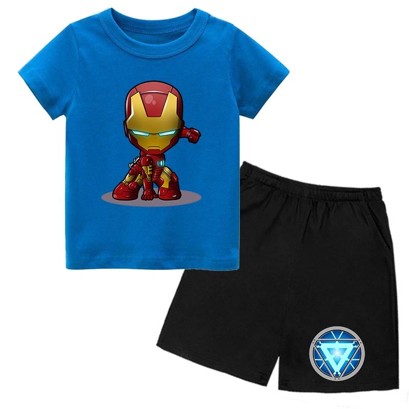 Áo Quần trẻ em người sắt chibi siêu cool , King Cotton