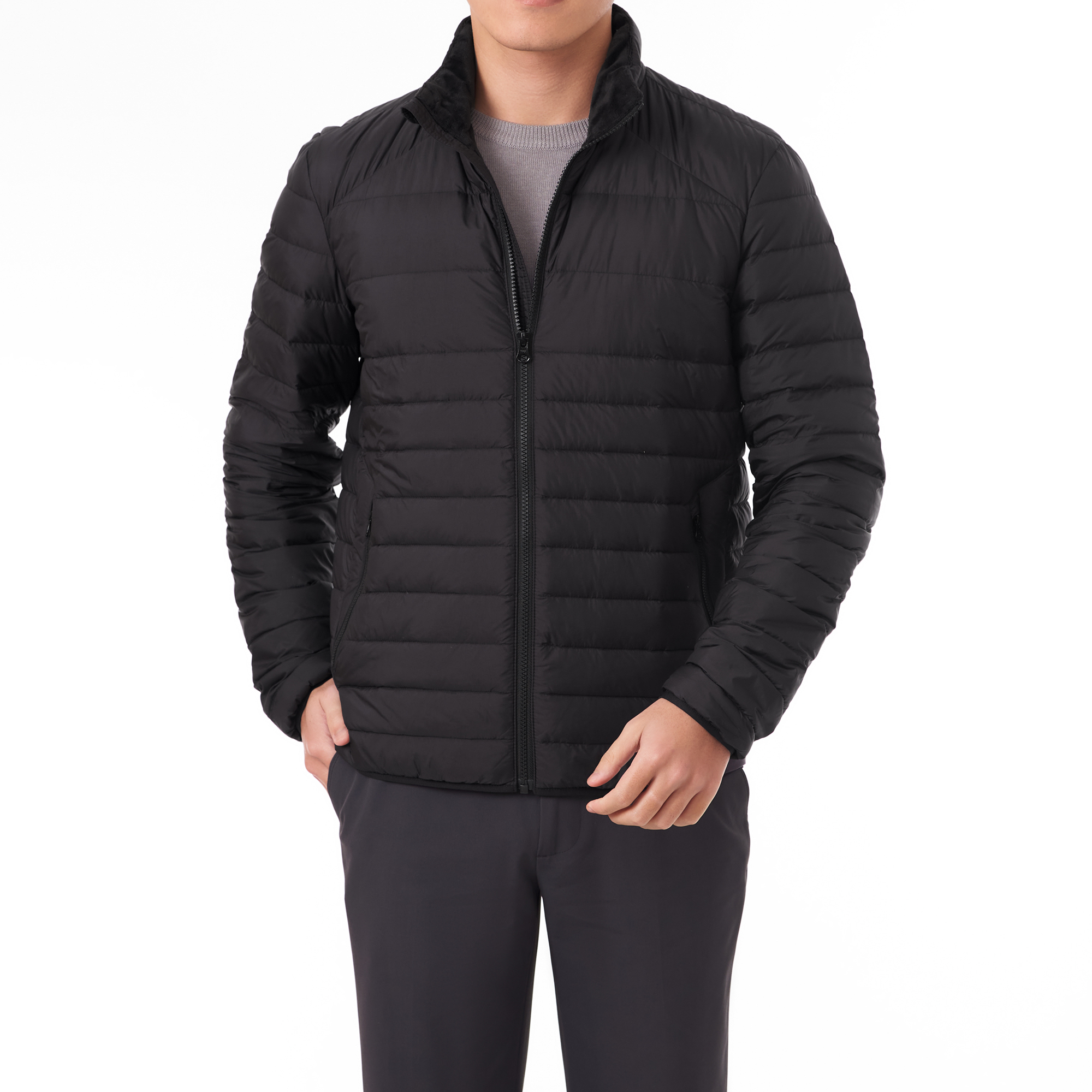 Áo khoác Jacket lông vũ nam May 10 mã 030120487 BLACK