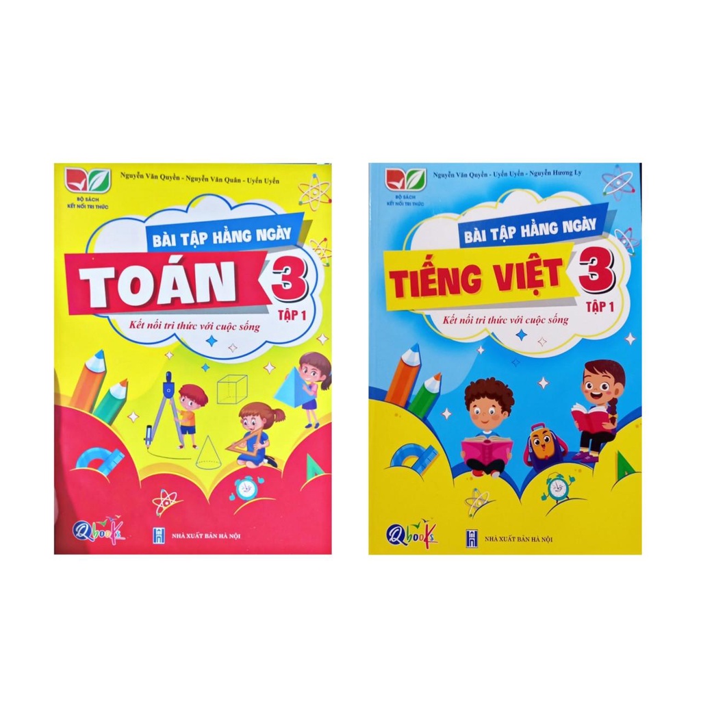 Combo Bài Tập Hằng Ngày Toán Tiếng Việt 3 Tập 1 [Kết nối tri thức]