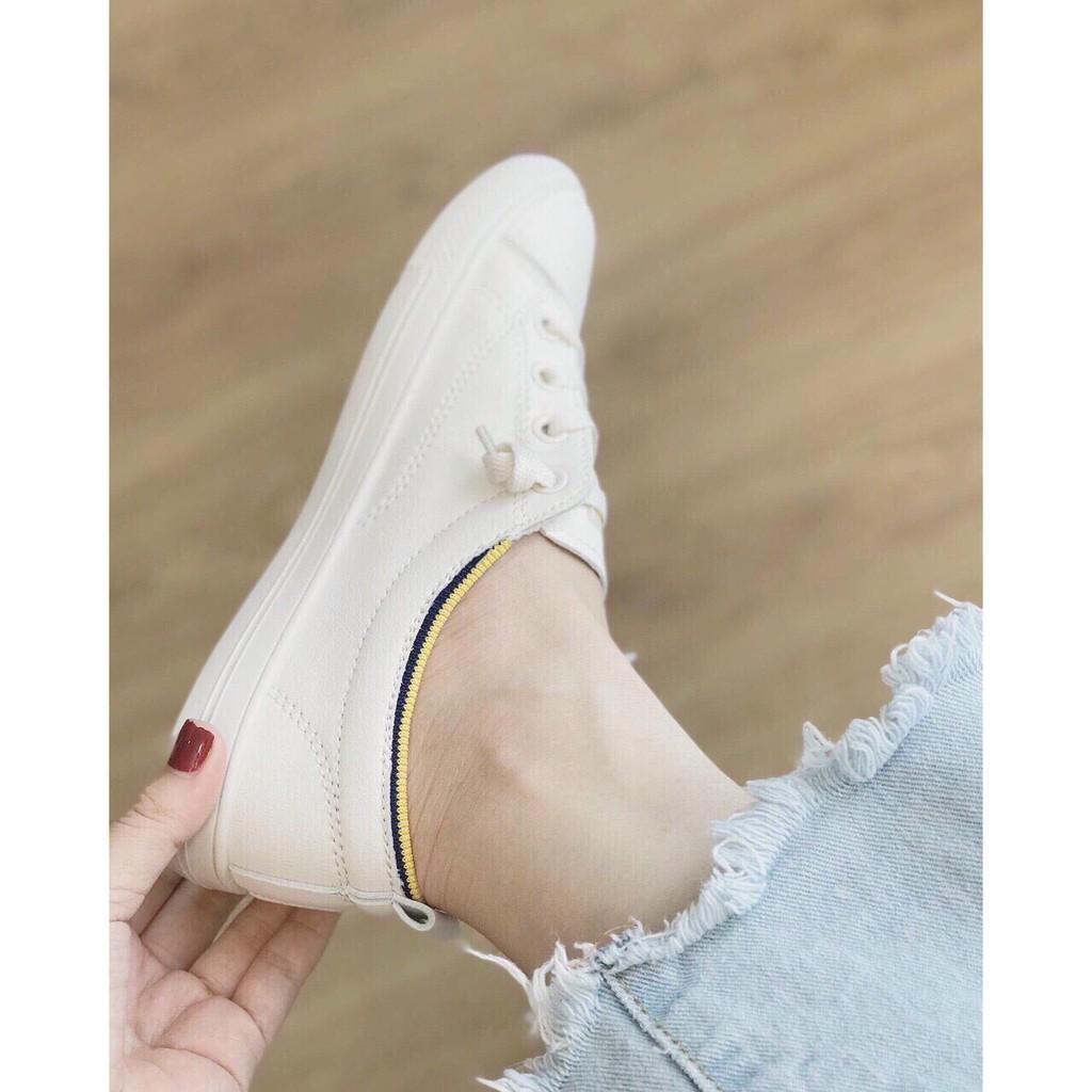 Giày thể thao basic, viền cổ len siêu cá tính