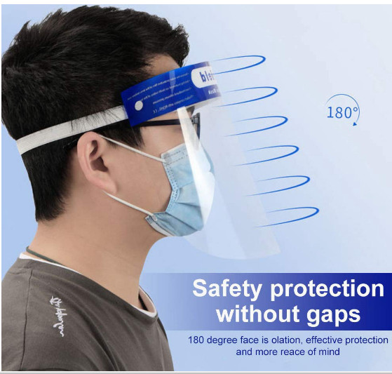 Mặt nạ chống dịch Face Shield , chống giọt bắn , kính bảo hộ chống dịch cho nam và nữ