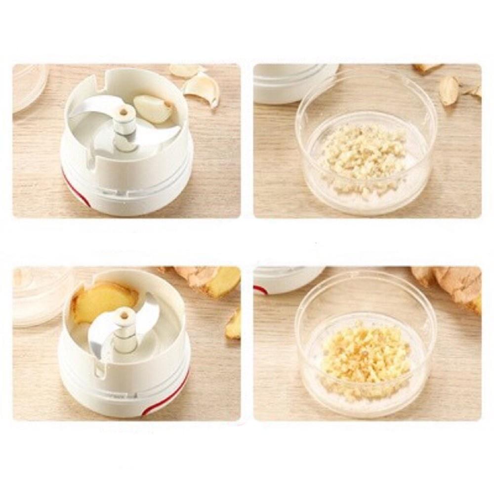 Dụng Cụ Xay MẪU MỚI TRỤ TRÒN - Cối Xay Tỏi Ớt V615 - Rút Dây