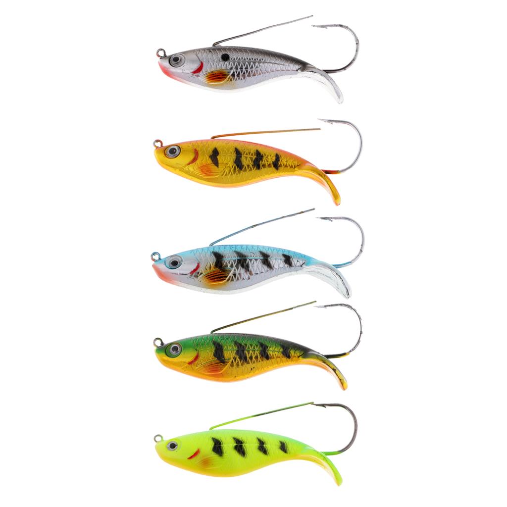 Hard Fishing Lure Swimbait Artificial Baits Crankbait 8.5cm 21.2g Color A