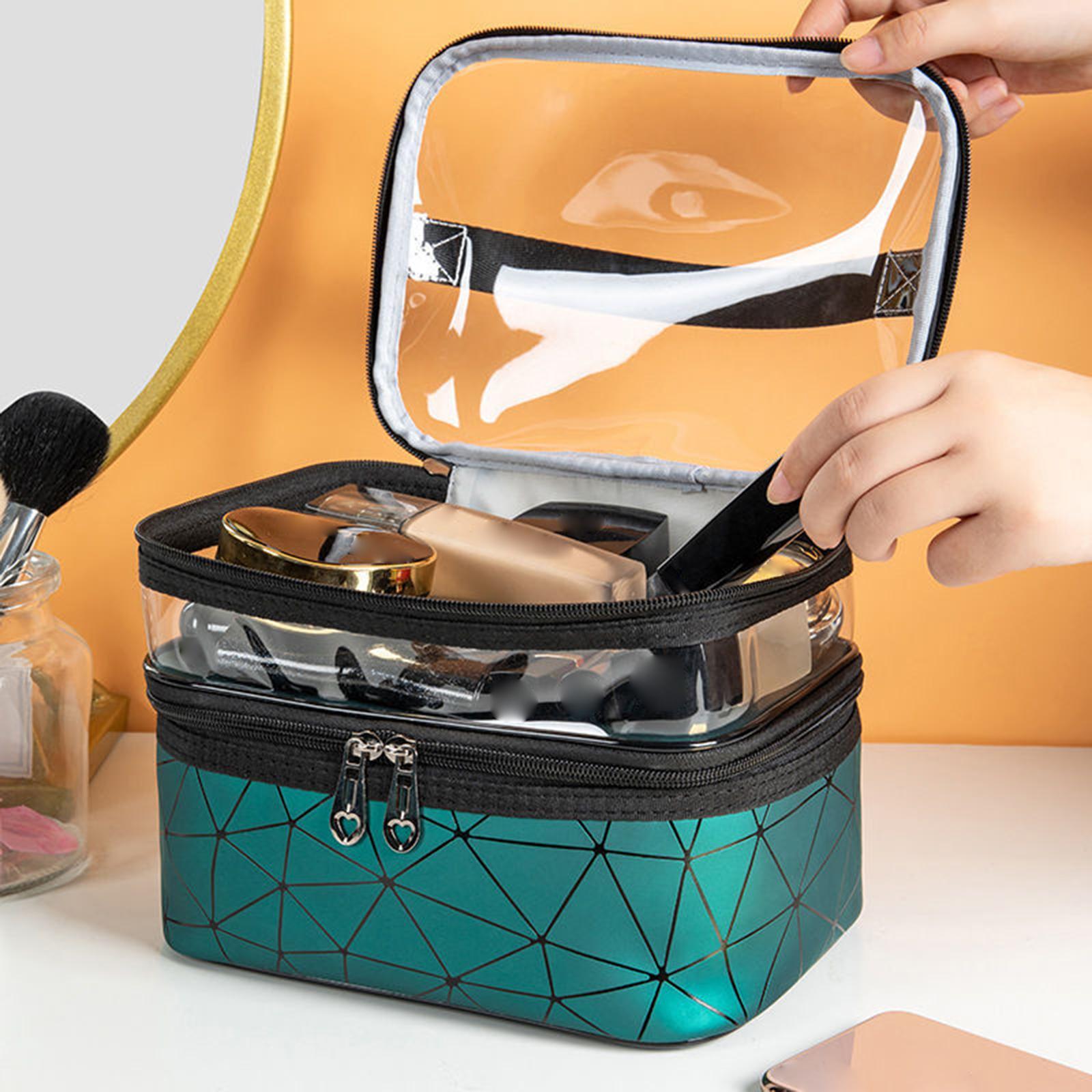 Makeup Cosmetic Bag Container Waterproof Storage Wash Bag for Women Brushes Accessories
