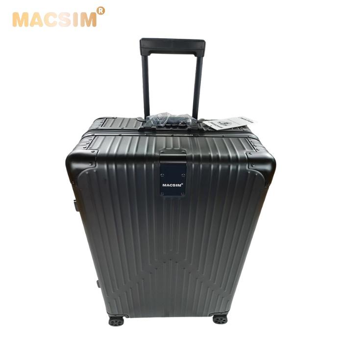 Vali hợp kim nhôm nguyên khối MS1104 Macsim cao cấp màu đen cỡ 29 inches