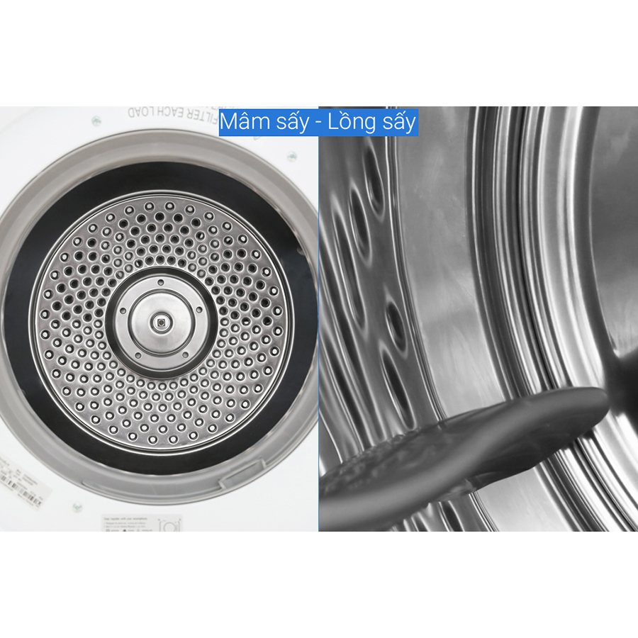 Máy sấy Electrolux 8 Kg EDV805JQWA