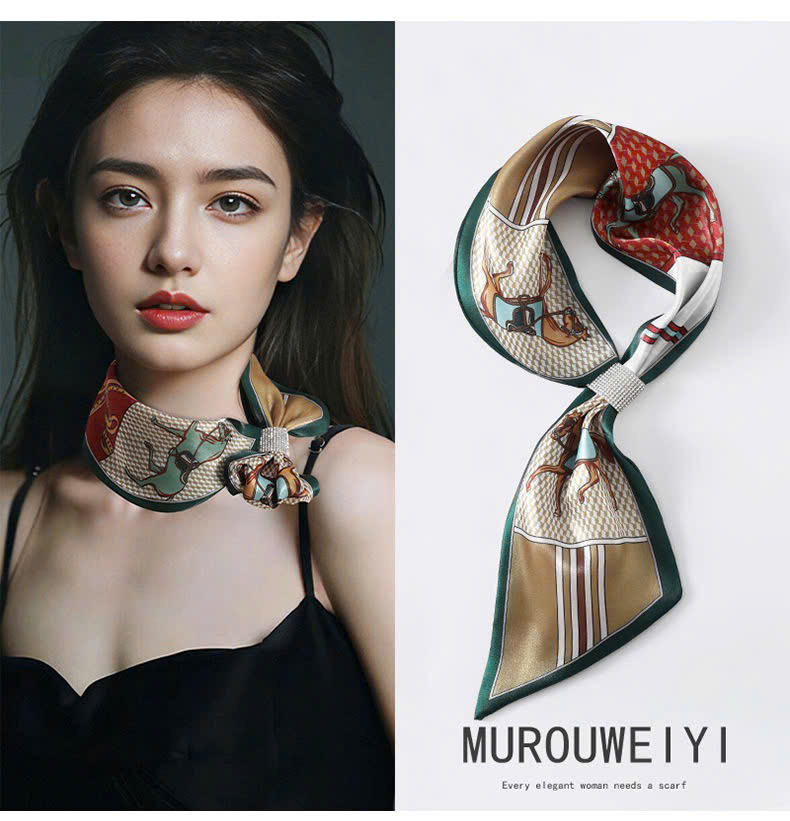 KHĂN LỤA DÀI KHĂN QUÀNG CỔ KHĂN CHOÀNG LỤA BĂNG ĐÔ TRANG TRÍ NƠ CAO CẤP ĐA NĂNG SANG TRỌNG THANH LỊCH MÃ 18-38