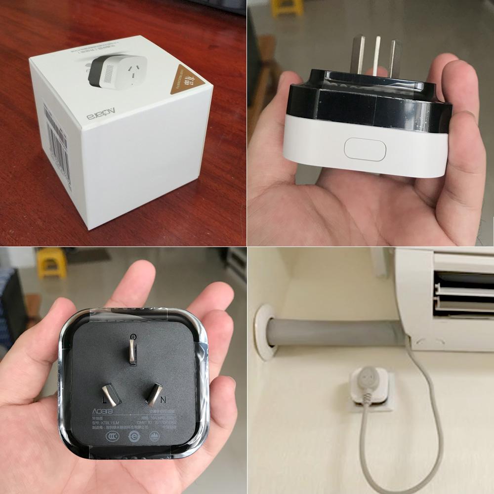 Aqara Air Conditioning Controller Gateway Function App Control with 16A Power Socket Smart Converter Zigbee Wireless APP Control for Smart Home