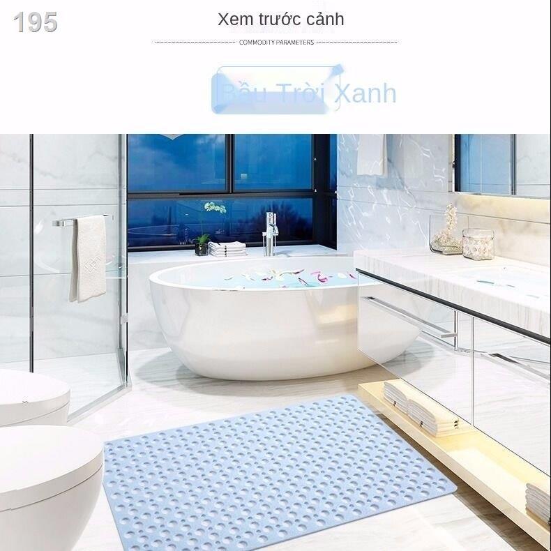 Thảm chống trơn nhà tắm lỗ tròn siêu dày, sen tắm, nhựa gia dụng, thấm
