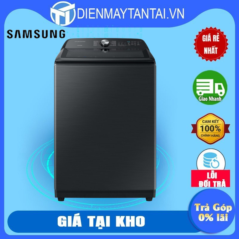 Máy Giặt Samsung Inverter 23 kg WA23A8377GV/SV - Hàng chính hãng (chỉ giao HCM)