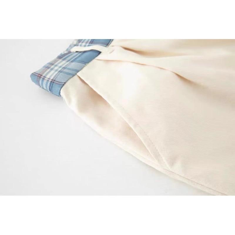 Quần Baggy Kaki Ống Suông Ulzzang Unisex - Thêu Bông Hoa
