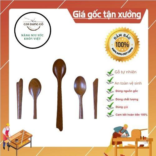 Thìa gỗ ăn cơm trẻ em cao cấp hàng xuất Hàn - Đồ Dùng Nhà Bếp
