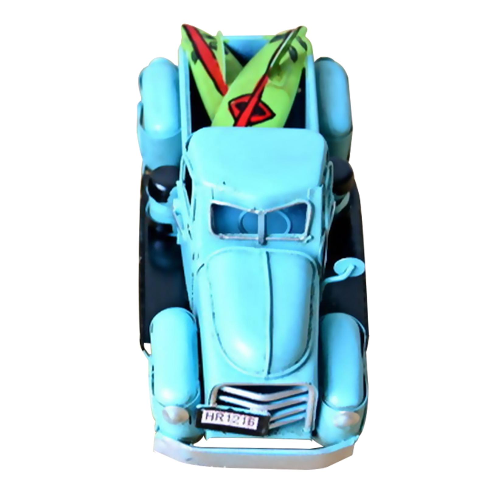 Xe tải đồ chơi bằng kim loại để trang trí, làm quà tặng phong cách cổ điển