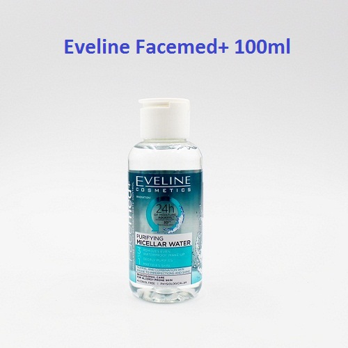 Nước tẩy trang Eveline Facemed+ dành cho da thường và hỗn hợp 100ML