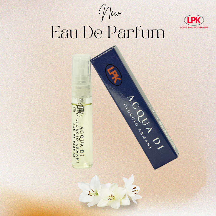 Nước Hoa Nam Cao Cấp AQUA DI 5ml & 50mL LPK Eau De Parfum Chính Hãng