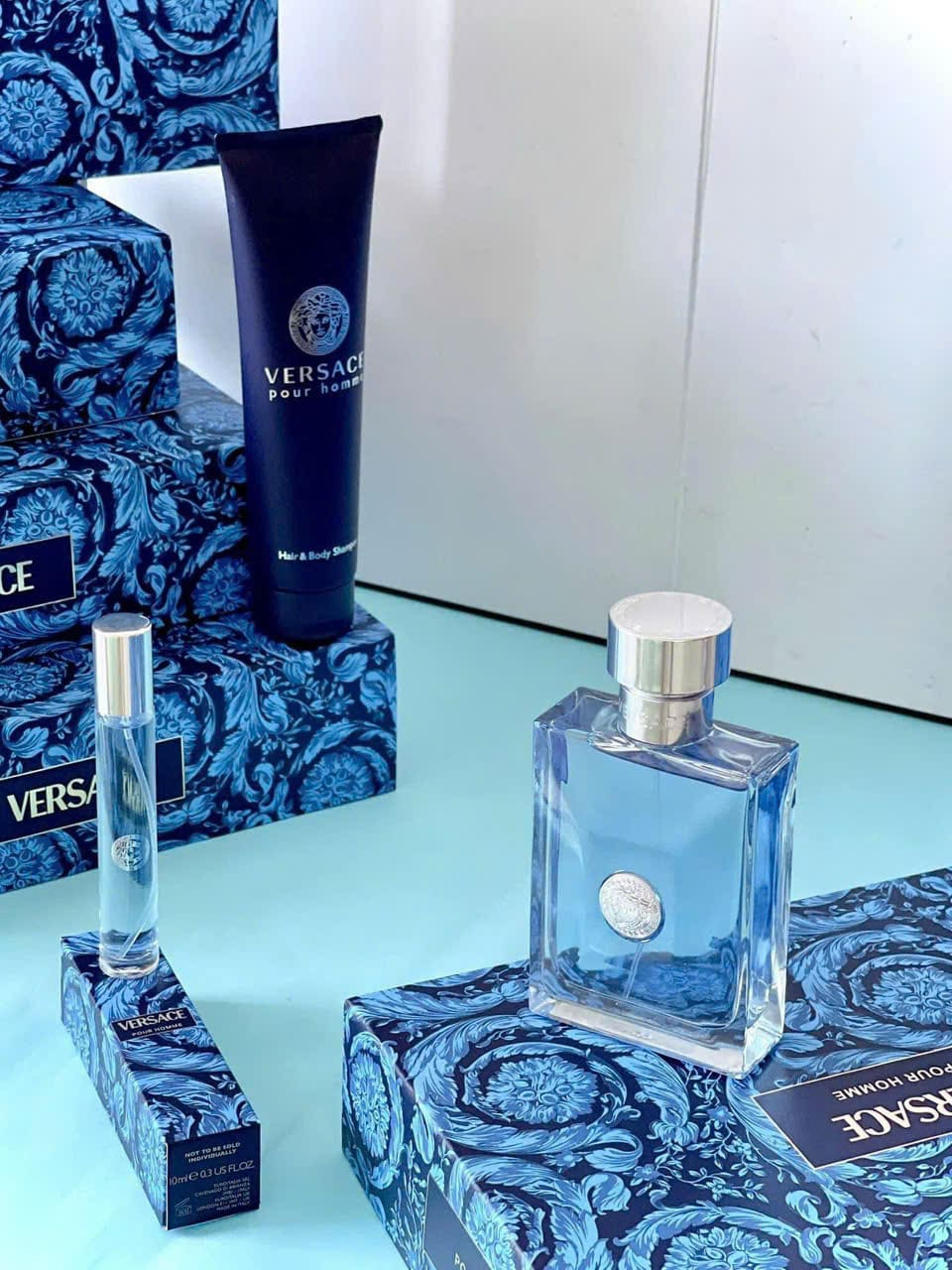 Bộ Nước Hoa Nam Versace Pour Homme Gift Set