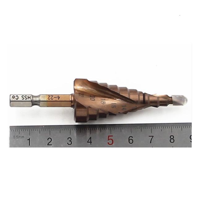 Mũi khoan bước tháp HSS Coban M35 4 - 22mm