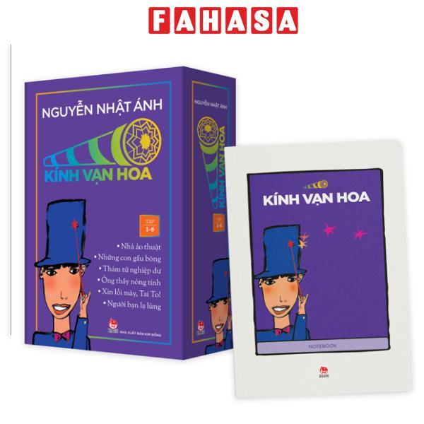 Sách - Boxset Kính Vạn Hoa - Bộ Kỉ Niệm 30 Năm: Tập 1 - 6 (Hộp 6 Tập) - Tặng Kèm Sổ Tay Kính Vạn Hoa