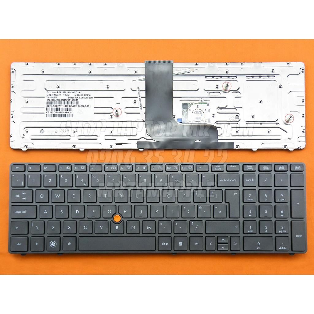 (KEYBOARD) BÀN PHÍM LAPTOP DÀNH CHO HP 8560W dùng cho EliteBook 8560w 8570w