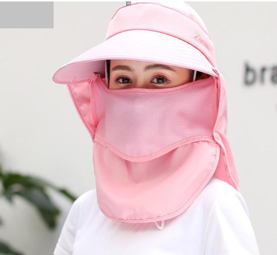 Mũ khẩu trang chống nắng chống uv phong cách Hàn, nón chống nắng kèm khẩu trang tạo kiểu