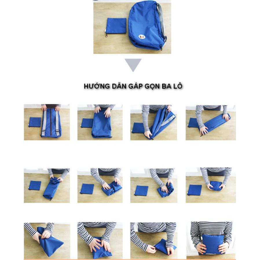 Balo - túi xách du lịch gấp gọn 3 trong 1 cực tiện dụng KDR-NC255 Kodoros