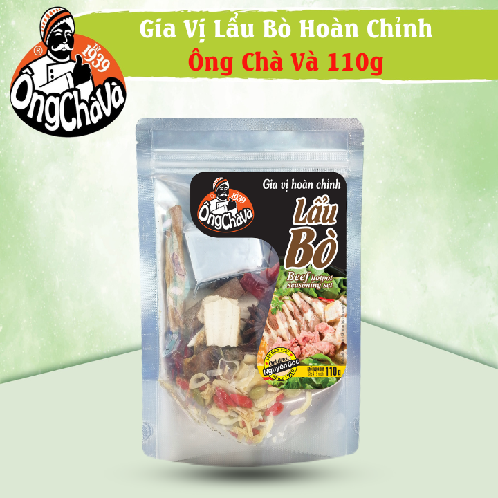 Gia Vị Nấu Lẩu Bò Hoàn Chỉnh Ông Chà Và 110g