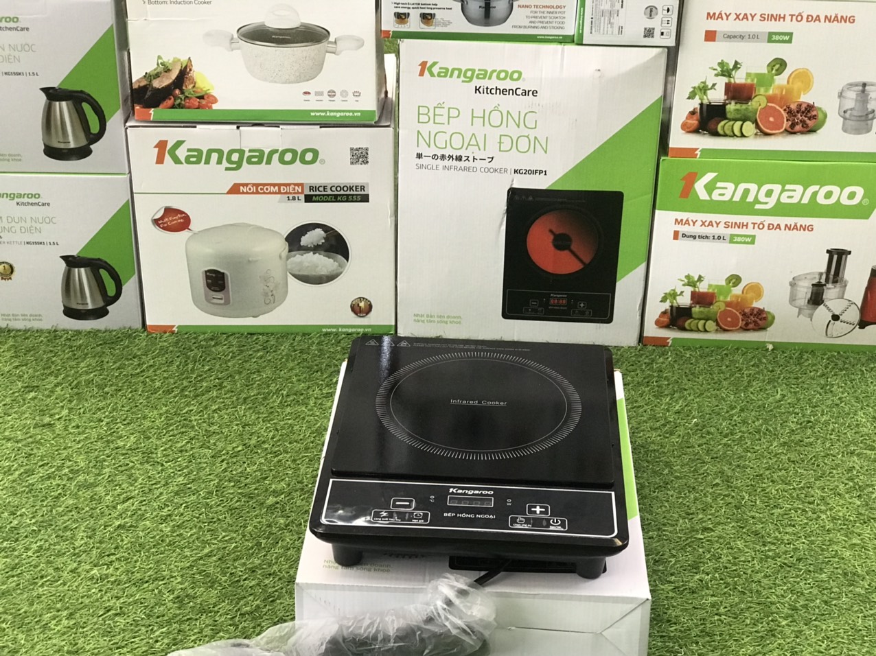 Bếp hồng ngoại đơn Kangaroo KG20IFP1 Hàng Chính Hãng