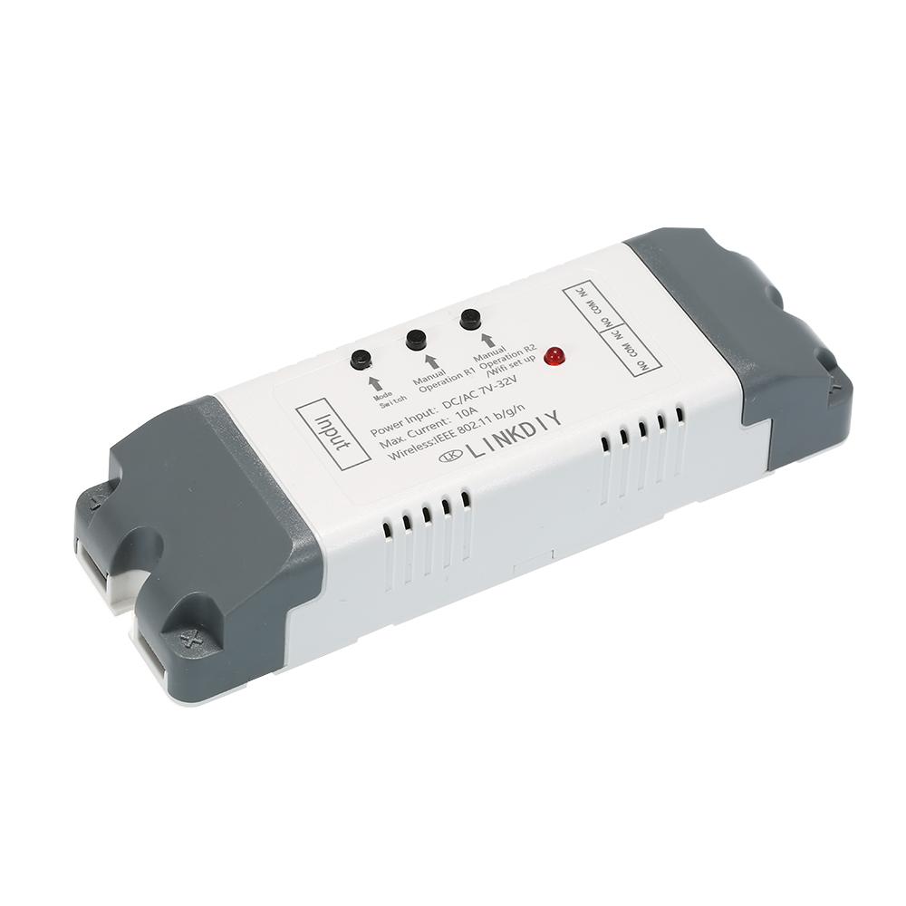EWeLink Smart Wifi Switch Universal Module 2CH DC/AC7-32V Wireless Switch Timer Phone APP Remote Control Compatible with "Amazon" Alexa Google Home Voice Control for Smart Home