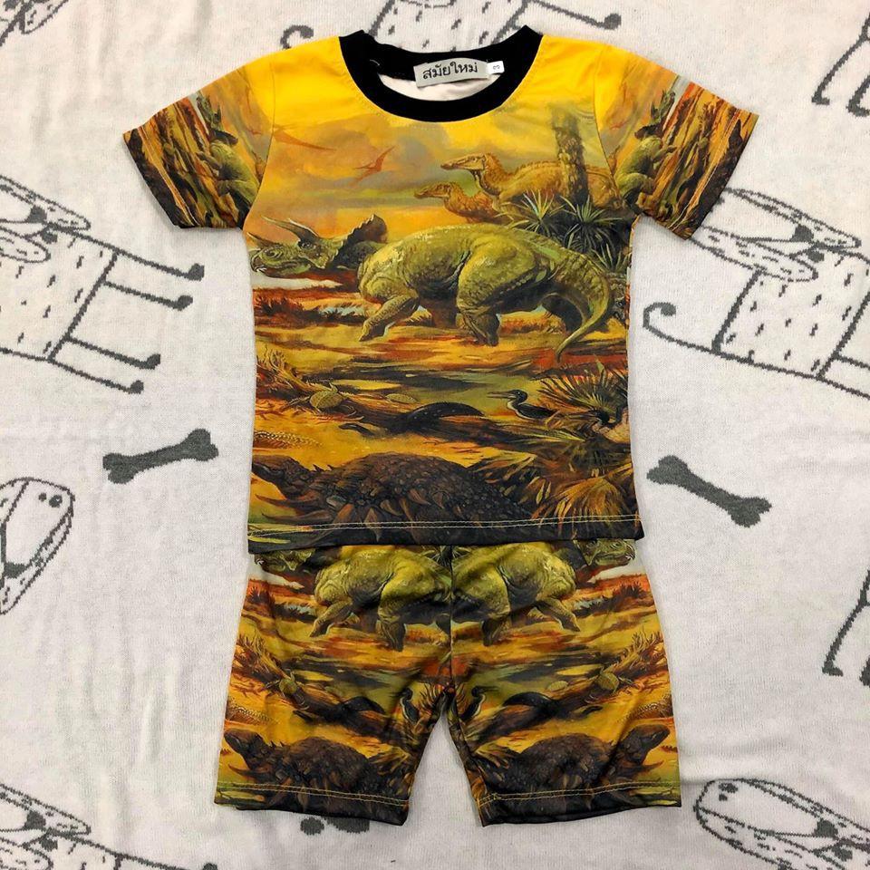 Bộ cotton thái 3D cực ngầu cho bé