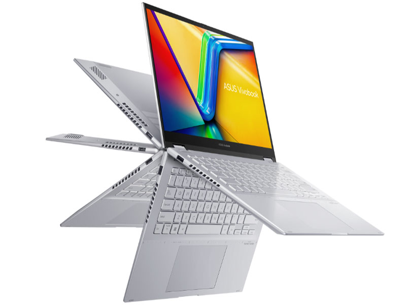 Laptop Asus Vivobook S 14 Flip TP3402VA-LZ118W (Intel Core i9-13900H | 16GB | 512GB | Intel UHD | 14.0-inch WUXGA | Cảm ứng | Win 11 | Bạc) - Hàng Chính Hãng - Bảo Hành 24 Tháng