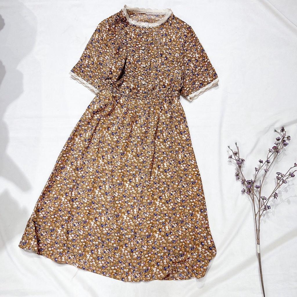 Váy/Đầm hoa nhí đẹp nhiều màu phong cách vintage LOVI