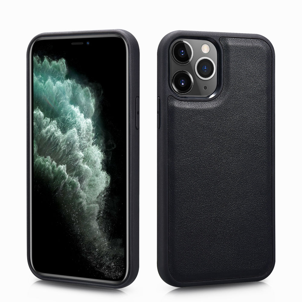 Ốp lưng / bao da 2 trong 1 iPhone 12 Pro iCarer Nappa leather Wallet - Hàng chính hãng