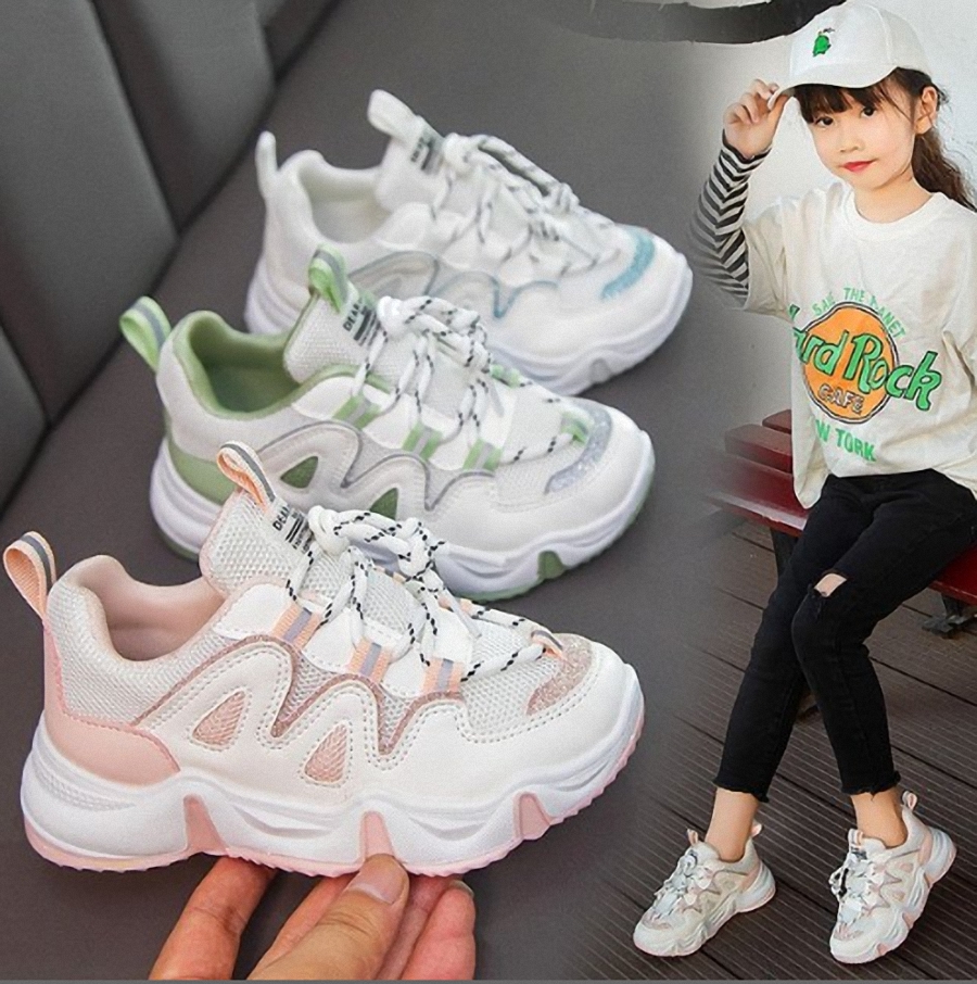 Giày thể thao sneaker bé gái 3 đến 13 tuổi - TG086