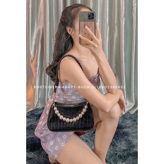 TÚI NGỌC ĐEO VAI2 MÀU/HOẠ TIẾT ĐẸP MẮT/DỄ PHỐI NHIỀU ĐỒ/MỚI 2021